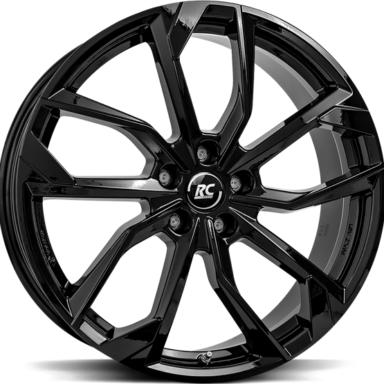 Brock RC34 Shiny Black 7X17 5/100 ET43 CB57,1
