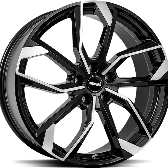 Brock RC34 Black Full Polish 8X19 5/112 ET50 CB57,1