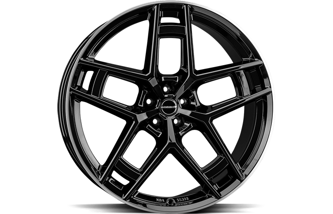 Borbet TF Black Rim Polished Glossy