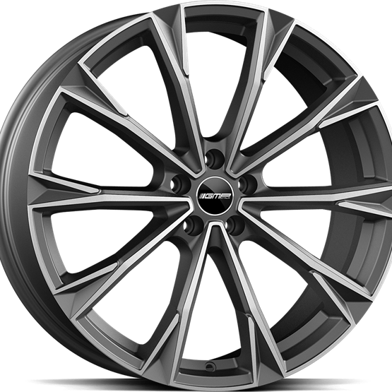 GMP Totale Matt Anthracite Diamond 9,5X21 5/112 ET25 CB66,6