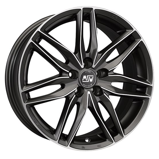 MSW 24 Matt Gun Metal Full Polished 7,5X16 5/108 ET40 CB75,1