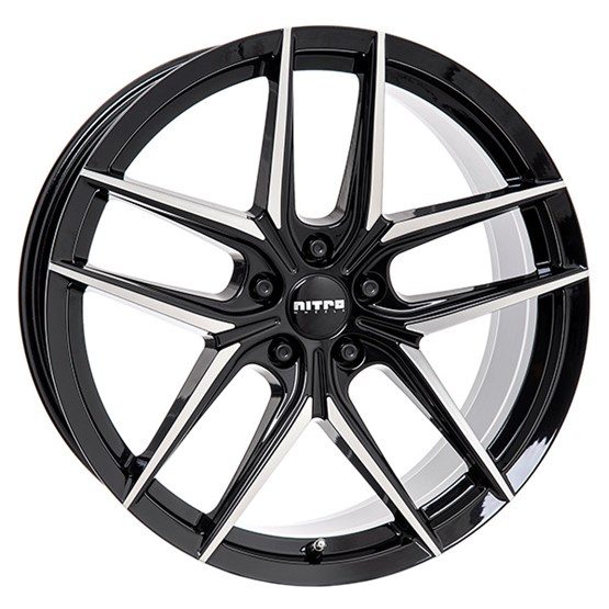 Nitro Throne FF Black / Polished 9X20 5/112 ET35 CB66,4