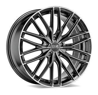 OZ Racing Gran Tourismo HLT Star Graphite Diamond Lip