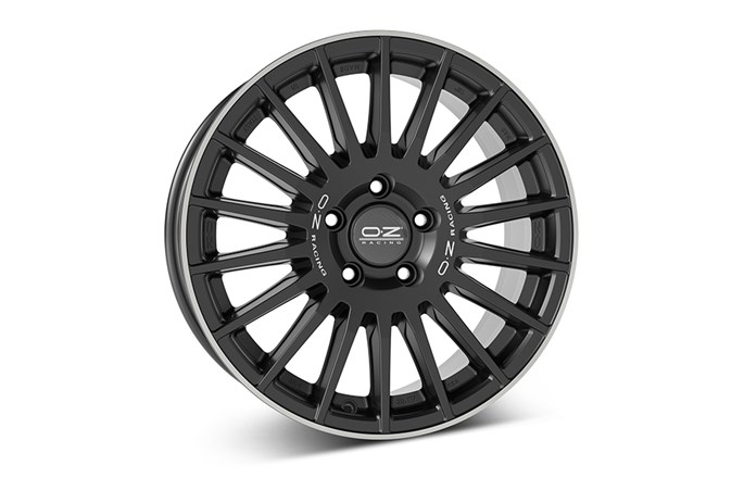 OZ Racing Rally Desert Matt Black / Polished Lip