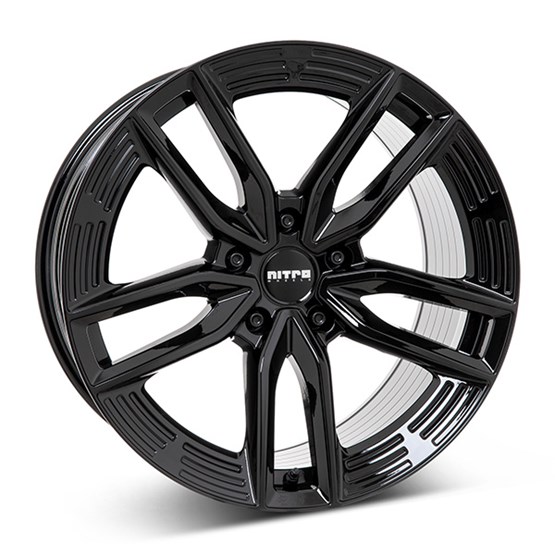 Nitro Momentum Gloss Black 9X22 5/108 ET43 CB63,3