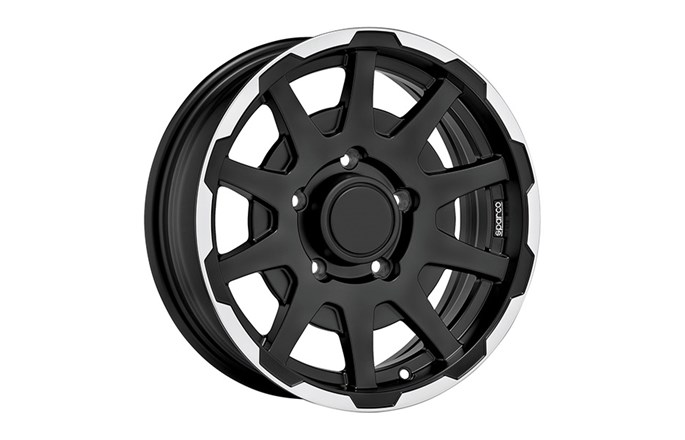 Sparco Dakar Matt Black / Polished Lip