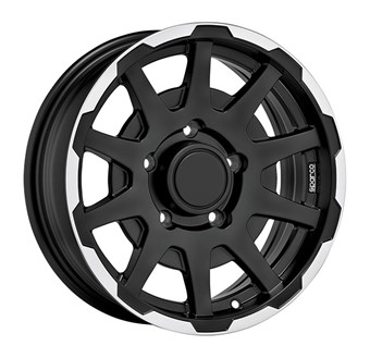 Sparco Dakar Matt Black / Polished Lip