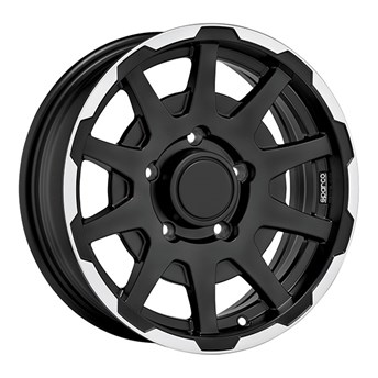 Sparco Dakar Matt Black / Polished Lip