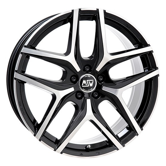 MSW 40 Black / Polished 8X19 5/130 ET40 CB66,5