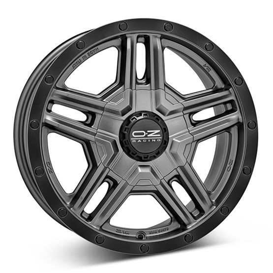 OZ Racing Rally Adventure Matt Dark Graphite Black Lip + Rivets 8X17 6/139,7 ET35 CB106,1