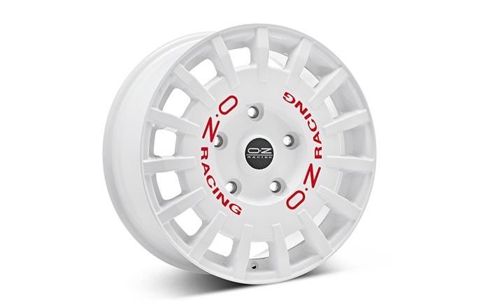 OZ Racing Rally Racing Race White / Red Lettering