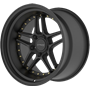 Ström Wheels DS-05 Full Satin Black (Gold rivets)