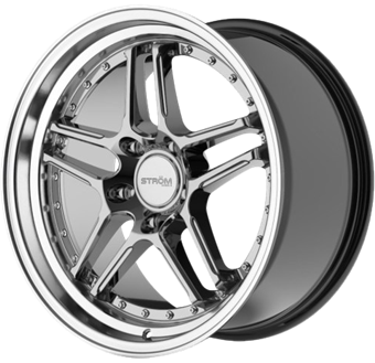Ström Wheels DS-05 Hyper Black / Polished Dish
