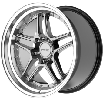 Ström Wheels DS-05 Hyper Black / Polished Dish