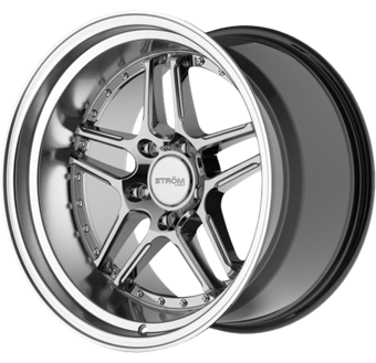 Ström Wheels DS-05 Hyper Black / Polished Dish