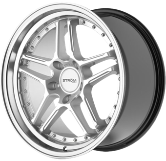 Ström Wheels DS-05 Hyper Silver / Polished Dish
