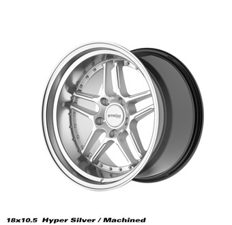 Ström Wheels DS-05 Hyper Silver / Polished Dish