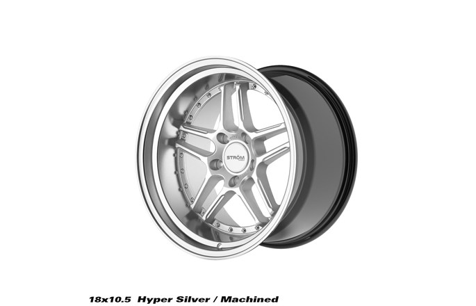 Ström Wheels DS-05 Hyper Silver / Polished Dish