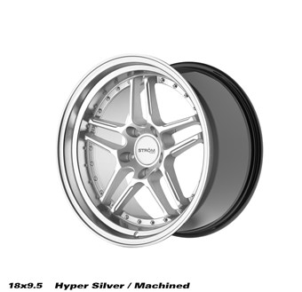 Ström Wheels DS-05 Hyper Silver / Polished Dish