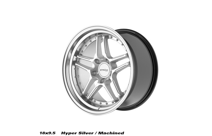 Ström Wheels DS-05 Hyper Silver / Polished Dish