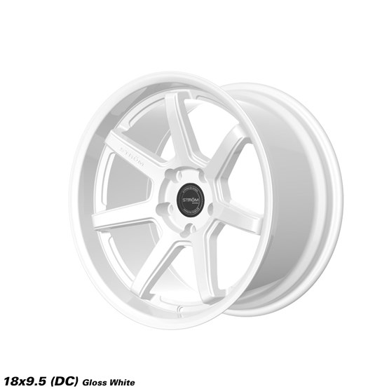 Ström Wheels DS-15 Full Gloss White 9,5X18 5/120 ET8 CB72,6