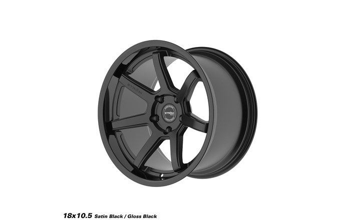 Ström Wheels DS-15 Gloss Black / Satin Black Face