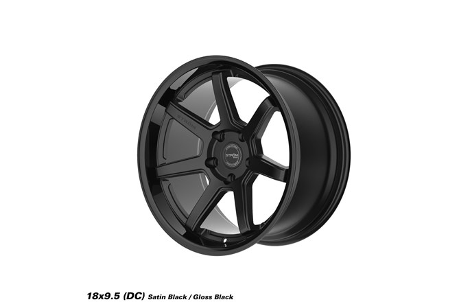 Ström Wheels DS-15 Gloss Black / Satin Black Face