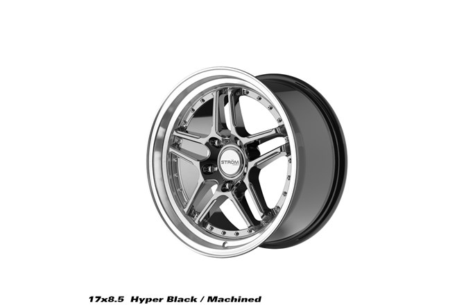 Ström Wheels DS-05 Hyper Black / Polished Dish