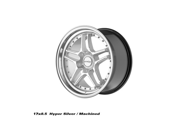 Ström Wheels DS-05 Hyper Silver / Polished Dish