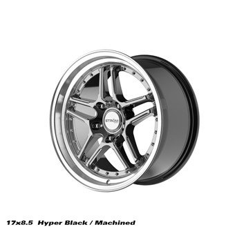 Ström Wheels DS-05 Hyper Black / Polished Dish