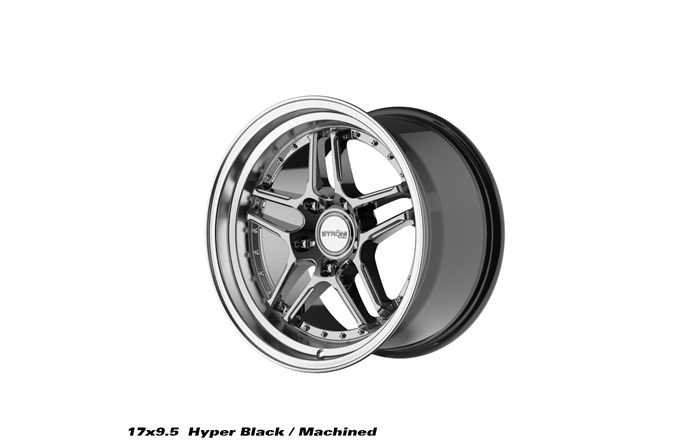 Ström Wheels DS-05 Hyper Black / Polished Dish