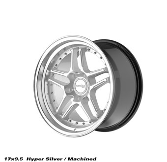Ström Wheels DS-05 Hyper Silver / Polished Dish