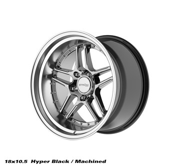 Ström Wheels DS-05 Hyper Black / Polished Dish
