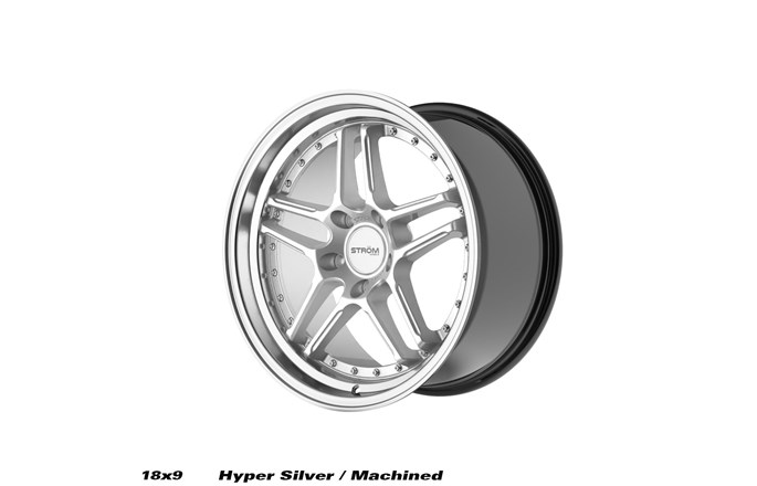 Ström Wheels DS-05 Hyper Silver / Polished Dish