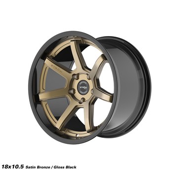 Ström Wheels DS-15 Satin Bronze / Gloss Black Dish