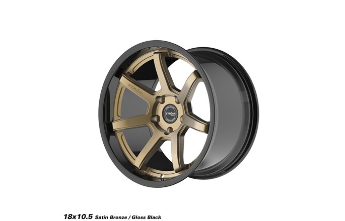 Ström Wheels DS-15 Satin Bronze / Gloss Black Dish