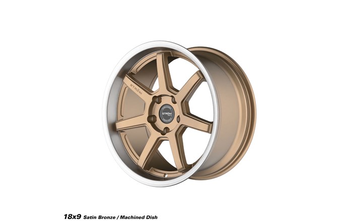 Ström Wheels DS-15 Satin Bronze / Polished Dish