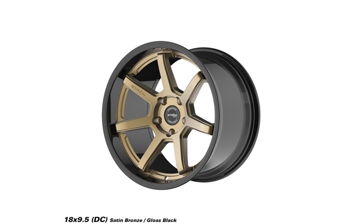 Ström Wheels DS-15 Satin Bronze / Gloss Black Dish