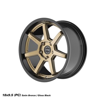 Ström Wheels DS-15 Satin Bronze / Gloss Black Dish