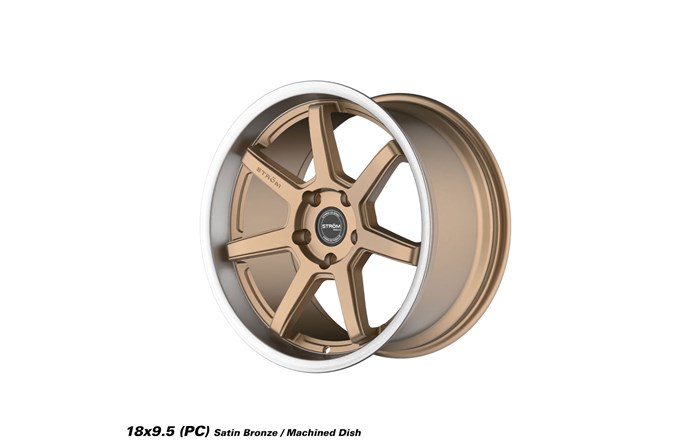 Ström Wheels DS-15 Satin Bronze / Polished Dish