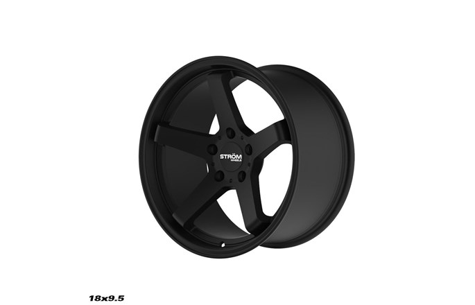 Ström Wheels DS-35 Full Satin Black