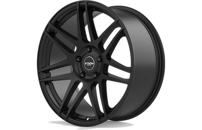 Ström Wheels STR3 Full Satin Black