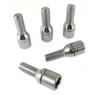Hjulbult Flytande kona 20-Pack Silver