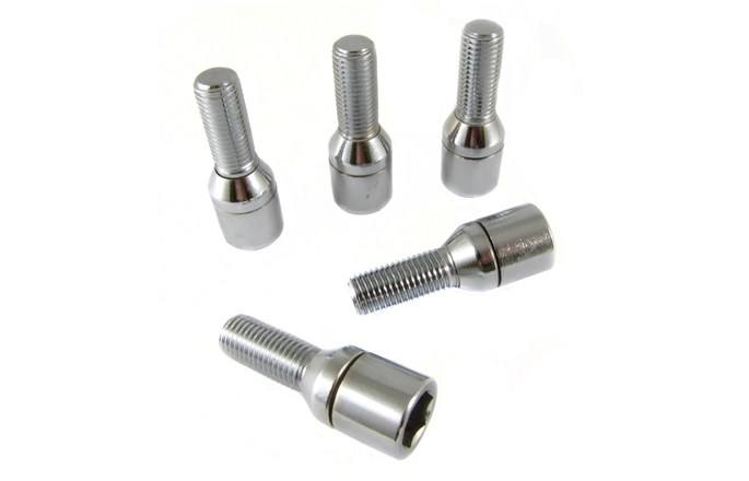 Kit av 20st silver torxbult flytande kona 12x1,5