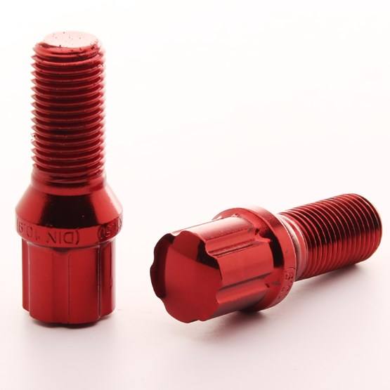 Hjulbult Japan Racing JB1 20-Pack Röd M12x1,25x27