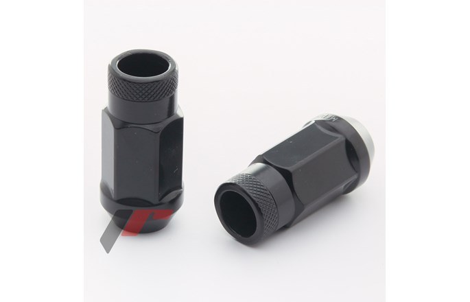 Japan Racing Muttrar Härdat Stål JN1 12x1,25 Svart
