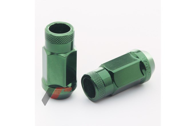 Japan Racing Muttrar Härdat Stål JN1 12x1,5 Grön