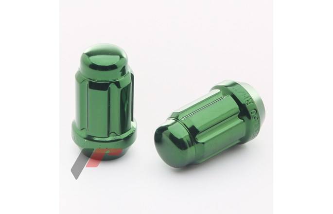 Japan Racing Muttrar Härdat Stål JN2 12x1,5 Grön.