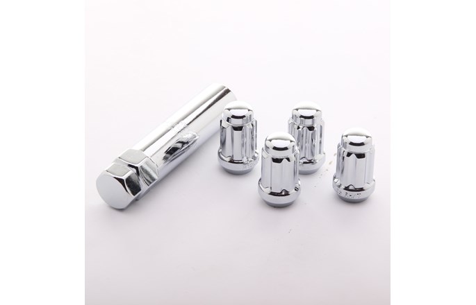 Låsmutter Japan Racing ATN1 20-Pack Chrome