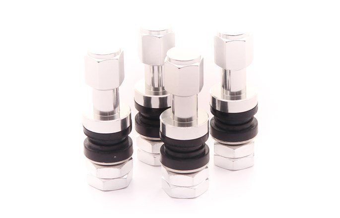 Kit med 4st Aluminium-ventiler JR v2 - Silver